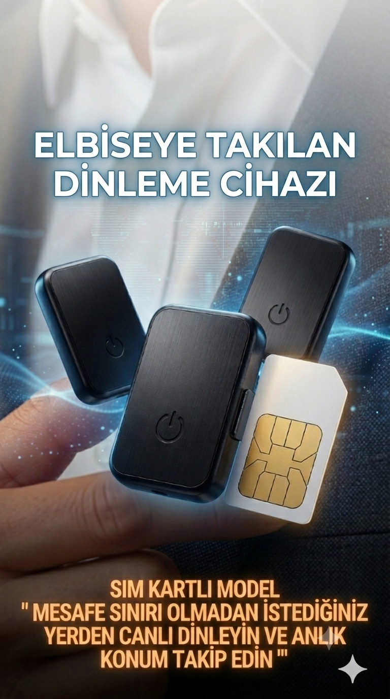 Elbiseye Takılan Dinleme Cihazı